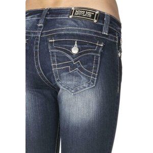 Miss Me Basic Signature M Midrise Boot Cut Jeans